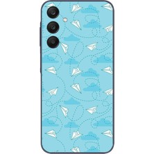 Le Balvo Samsung Galaxy A25 Uyumlu Kağıttan Uçak Baskılı Silikon Kılıf