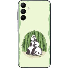 Le Balvo Samsung Galaxy A15 Uyumlu Panda Ailesi Baskılı Silikon Kılıf