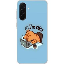 Le Balvo Samsung Galaxy A36 Uyumlu L'm Ok Baskılı Silikon Kılıf