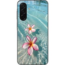 Le Balvo Samsung Galaxy A26 Uyumlu Denizde Çiçekler Baskılı Silikon Kılıf