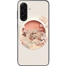 Le Balvo Samsung Galaxy A17 Uyumlu Manzar Retro Yuvarlak Baskılı Silikon Kılıf