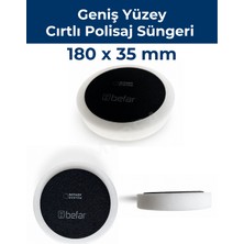 Befar Geniş Yüzey Cırtlı Polisaj Süngeri 180X35 mm – Pasta, Cila ve Parlatma Pedi