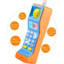 Shoplandu Pilli Sesli Işıklı Telsiz Cep Telefon Ingilizce Öğreten Sesli Telefon