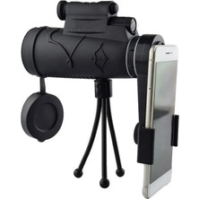Pltech 12X50 Hd Zoom Monoküler Dürbün | Uzun Menzilli Teleskop | Avcılık, Kamp, Tripod & Telefon Klipsli
