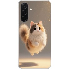 Le Balvo Samsung Galaxy A36 Uyumlu Zıplayan Kedi Baskılı Silikon Kılıf