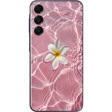 Le Balvo Samsung Galaxy A16 Uyumlu Dalgalı Papatya Baskılı Silikon Kılıf