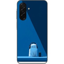 Le Balvo Samsung Galaxy A26 Uyumlu Kulaklı Kedi Baskılı Silikon Kılıf