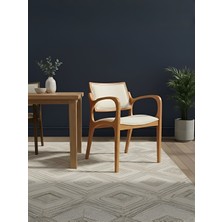 Gazzini Furniture Wellington Döşemeli Ahşap Sandalye