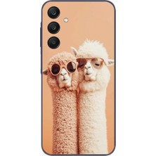 Le Balvo Samsung Galaxy A25 Uyumlu Sevgili Lamalar Baskılı Silikon Kılıf