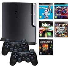 Sony Ps3 500 GB Slim Oyun Konsolu + 2 Kol + 30 Hit Oyun + 100 Arcade Oyun
