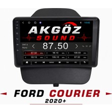 GÖZA-X Ford Courıer 2020+ Multimedya Çerçevesi 9 Inç Soketleri Içinde