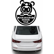 Sticker Usta Arabada Bebek Var Sticker Araba Oto Sticker 00198