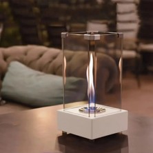 Starfire Mini Tornado Masaüstü Dumansız Şömine – Kokusuz Gerçek Alev, Dekoratif Ambiyans