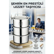 Transformacion Sefer Tası Xxl 20X30 cm Paslanmaz Çelik Endüstriyel Yemek Kabı 720829