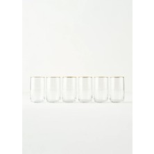 Bella Maison Premium Meşrubat Bardağı 6'lı Gold (365 Cc)