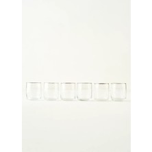 Bella Maison Premium Bardak 6'lı Silver (270 Cc)