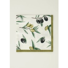 Bella Maison Olive 40'lı Kağıt Peçete (33x33 cm)