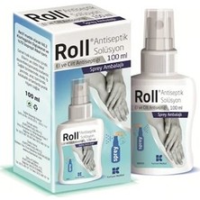 ROLL 100 ML Antiseptik El Cilt Dezenfektanı Alkollü Formül ile Pratik Hijyen Sağlar