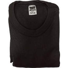 Tutku Erkek Çocuk Termal Fanila 1 Adet Siyah %60 Polyester %35 Viscon %5 Elastan
