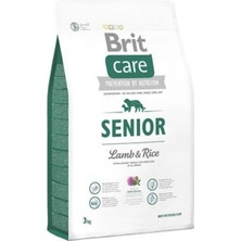 Brit Care Senior Kuzu Etli Yaşlı Köpek Maması 3 kg Süper Premium Besleyici İçerik