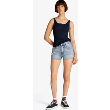 Tommy Hilfiger Hot BI6114 Kadın Mavi Şort