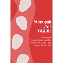 Dopar Topuklu Ayakkabı Kaydırmaz Silikon Jel Ön Ayak Yastığı Şeffaf Tabanlık