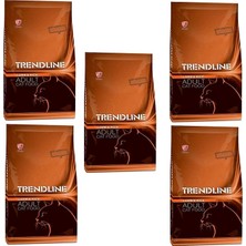 Trendline Kuzu Etli Kedi Maması 1 kg x 5 Ekonomik Segment Lezzetli Kuzu Aroması için Yetişkin Kediler