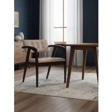 Gazzini Furniture Rowan Kolçaklı Modern Ahşap Sandalye