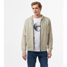 Boss Erkek Bej Sweatshirt