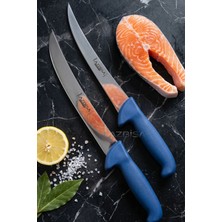 Lazbisa Blue Serisi Mutfak Bıçak Seti Et Balık Tavuk Açma Bıçağı 2 Li Set ( Mft-896)