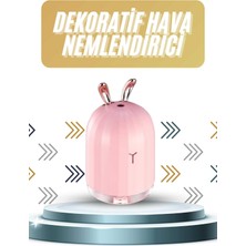 LED Işıklı Hava Nemlendirici Buhar Makinesi Dekoratif Aromaterapi