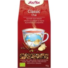 Yogi Tea Classic Chai 90 gr – Organik Demleme Yoga Baharat Çayı, Ayurvedik Karışım