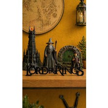 Tilekey Seramik Lotr Yüzüklerin Efendisi Temalı Dekoratif Yazı | Kitaplık Dekoru | Koleksiyonluk Orta Dünya Objesi