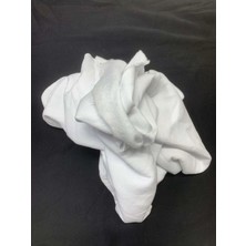 Yiğit Kumaş Şardonlu 3 Iplik Kumaş, Parça 85X190 cm - Beyaz (Hafif Kirli)