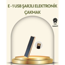 USB Şarjlı Alevsiz Elektronik Çakmak – Rüzgara Dayanıklı, Gazsız, Güvenli Kullanım