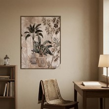 Akıllı Kağıt Statik Tutunma Özellikli Tablo - Poster Çiçek (Model-86)