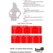 Şans Kadın Büyük Beden Siyah, Kapüşonlu Fermuar Kapama, Şerit Detaylı Yüksek Bel Eşofman Takım 65N39421