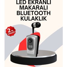 Profesyonel Bluetooth Kulaklık – Klipsli, Titreşimli, Dijital Göstergeli
