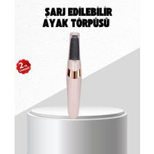 USB Şarjlı Elektrikli Ayak Törpüsü Nasır Temizleyici 100 dk Kullanım Süresi ile Etkili Bakım