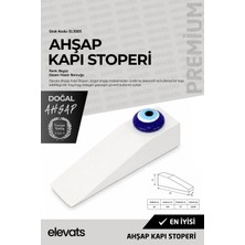 Elevats Premium Ahşap Kapı Stoperi | Dekoratif Kapı Durdurucu | Kaymaz Kapı Tutucu | Kapı Sabitleyici | EL3005