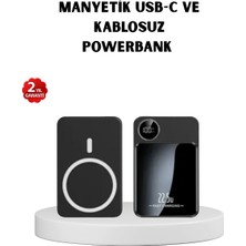 Uzman Toptan Magsafe Uyumlu Powerbank 20W Pd 15W