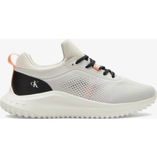 Calvin Klein Eva Runner Sock Tech Mix Kadın Gri Sneaker