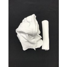 Yiğit Kumaş Ribanalı 3 Iplik Kumaş Beyaz – Parça 85X180 cm