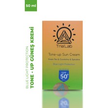 Tria'lab Tone-Up Sun Cream-Ton Eşitleyici Yeşil Güneş Kremi 50 Ml-50+Spf-Corotolino/spirulina
