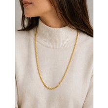 Kızılay Kuyumcusu 14 Ayar Altın Halat Modeli Zincir Kolye 5.33 gr 60 cm ZNC1681