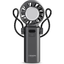 Xenon Smart El Vantilatörü | Peltier Soğutma, 100 Kademe, 3600mAh, 8300 RPM, USB-C, Askılı (Gri-X6111)