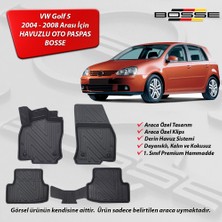 VW Golf 5 Paspas Araca Özel 2004 2008 Arası BOSSE 3D Havuzlu Oto Paspas
