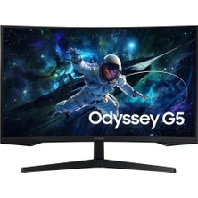 Samsung Odyssey G5 G55C LS32CG552EUXUF 32" 1 Ms 2k Curved 165 Hz Oyuncu Monitörü - Outlet