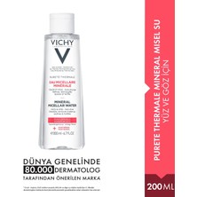 Vichy Mineral Misel Su 200 ml K4900 Hassas Ciltler İçin Temizleyici Etki ve Hipoalerjenik Formül