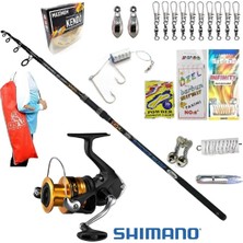 SHIMANO FX4000 Kendo Spider Surf 390CM 50-150GR Profesyonel Surf Kıyı Olta Takımı Seti